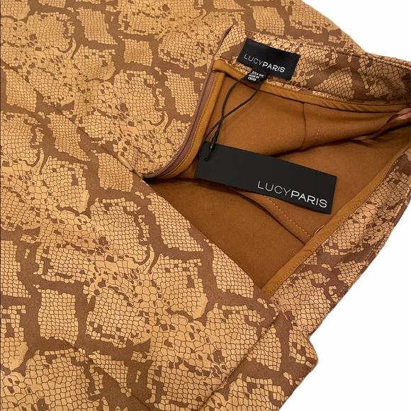 Lucy Paris Animal Print Skirt - Picture 5 of 6